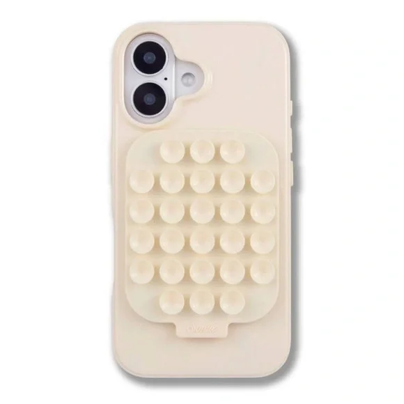 Sonix in Ivory Phone 16 Plus Case with Bubble Grip