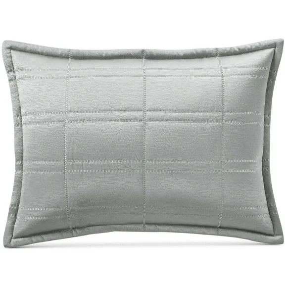 NEW $135 [ 1 King ] Quilted Pillow Sham for‎ Hotel Collection Muse Grey