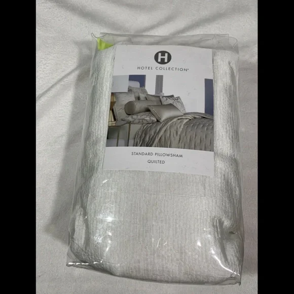 NIB Hotel Collection Fresco Sage Quilted (1)‎ Standard Sham Pillow Case