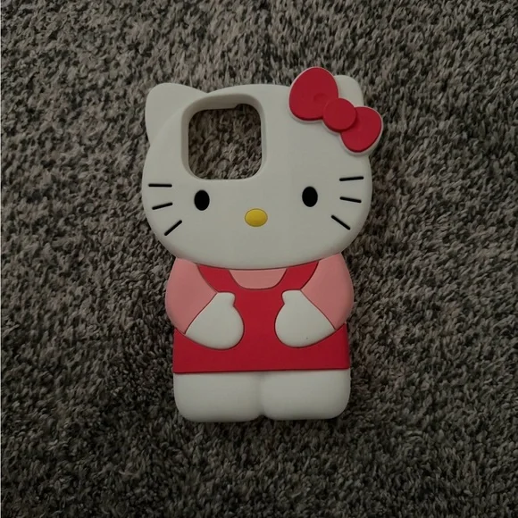 iPhone 16 Pro Max Pink 3D Hello Kitty Case