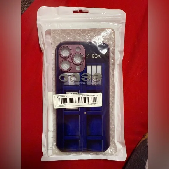 Brand New! Never Used! iPhone 15 Pro Max Tardis Case