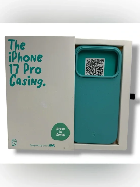 TineeOwl‎ DuneX iPhone 17 Pro Case MagSafe Slim Textured TPU Green in Denial