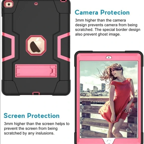 iPad 10.2”‎ Hybrid Shockproof Rugged Drop Protection Cover 2019
