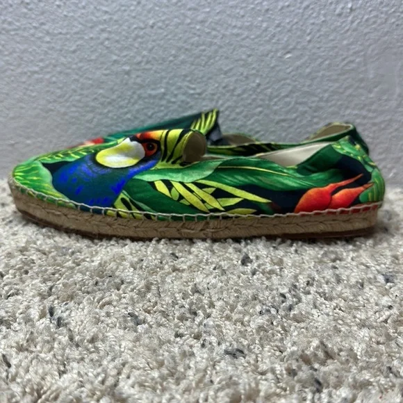 Mara & Mine Gusti Toucan Parrot Colorful Espadrille Size 9 US / 40 EU $250