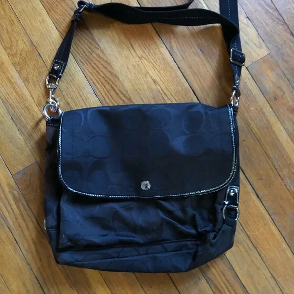Black Designer Shoulder Bag