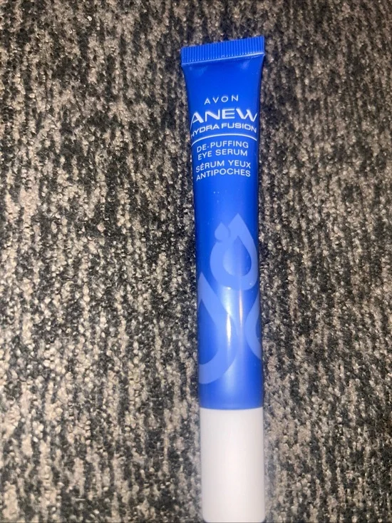 Avon Anew Hydra Fusion De-Puffing Eye Serum, new in box, contains .5 fluid ounce