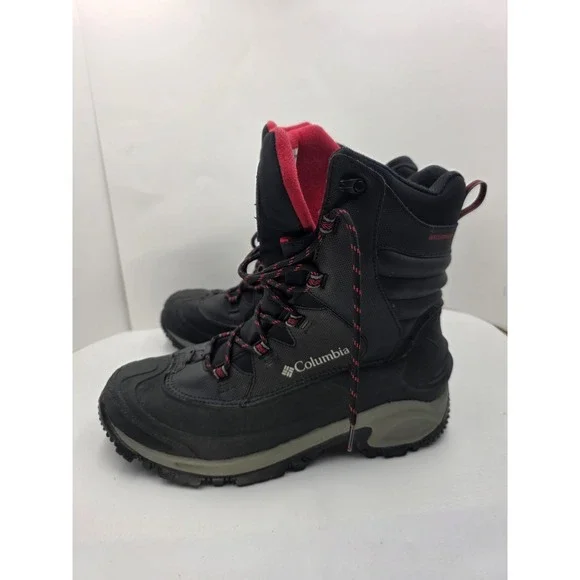 Columbia Bugaboot III Snow Boots Mens 12 Waterproof 200g Insulated Black Red