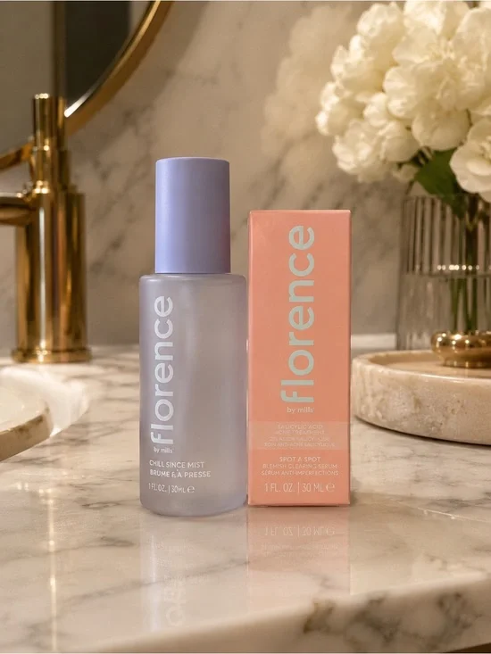 Florence by Mills Chill Since Mist Facial Mist and Spot a Spot Serum Bundle, NEW