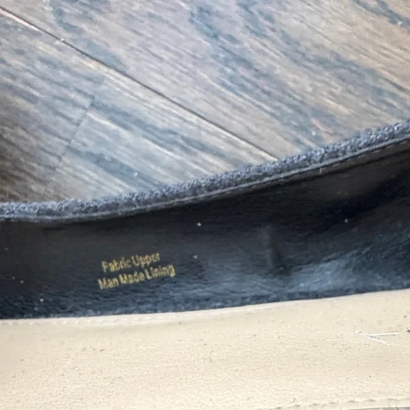 Via Spiga Charcoal D’Orsay Flats Pointed Toe Wool Felt Ballet Shoes Size 7.5