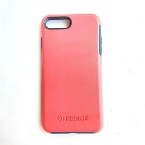 Pink and Navy otterbox Iphone case
