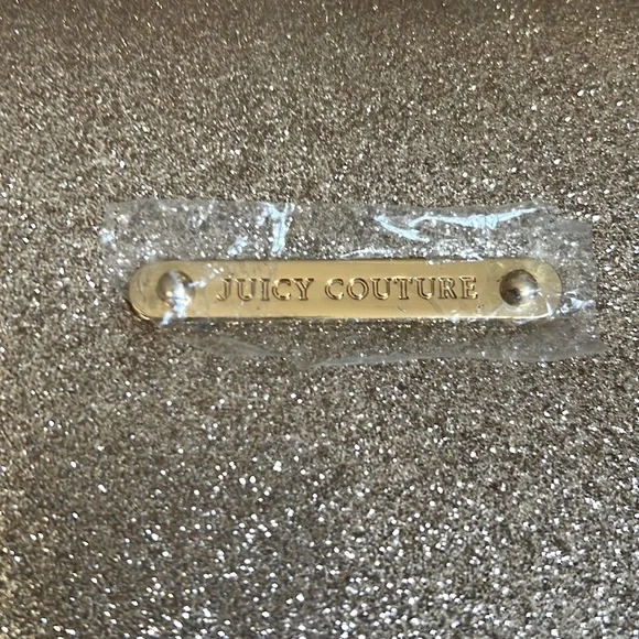 Juicy Couture Gold Glitter Laptop Case