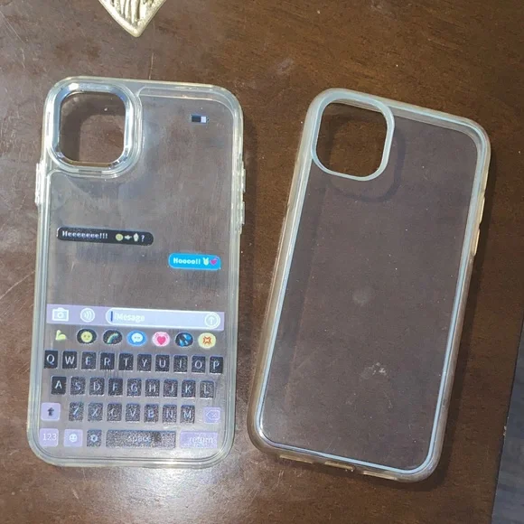 2 Transparent Phone Case for iPhone 11