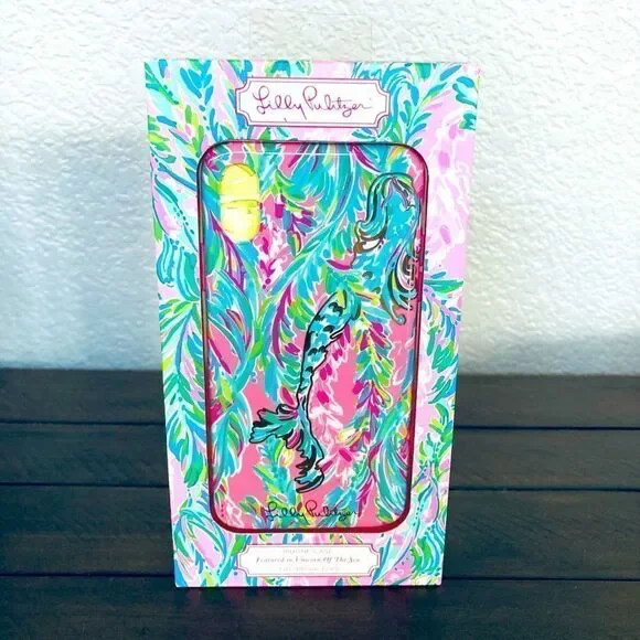 Lilly Pulitzer Unicorn of the Sea Mermaid Apple iPhone Case Cover X/XS