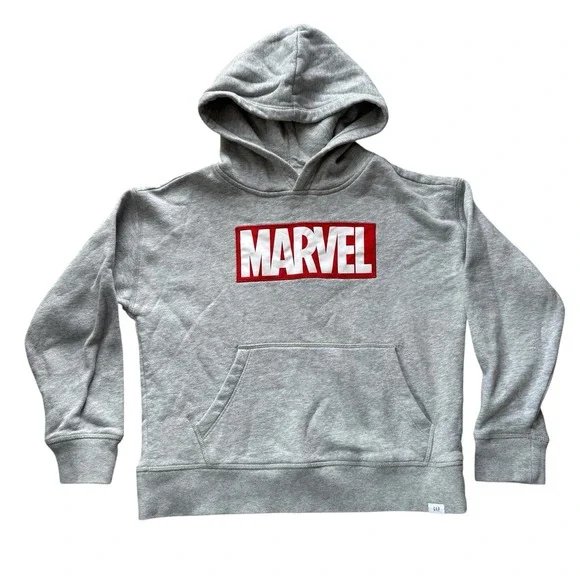 Gap‎ Marvel Hoodie Gray Boys Size 8
