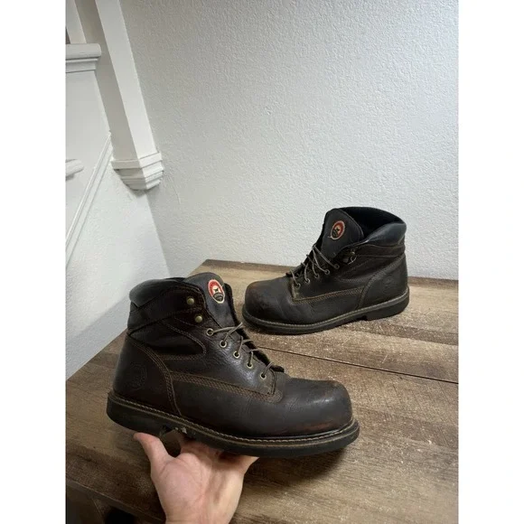 Red Wing Irish Setter Steel Toe Ultra Dry Oil Resistant Work Boots Men's 14‎