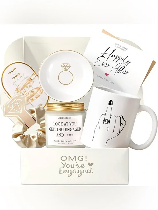 Engagement Gifts for Couples, Gift for Newly Engaged Couples