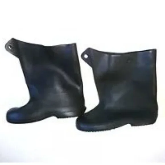 ?Tingley Workbrutes Rubber Overshoe Boots Unisex shoes cover Sz 10/11 black