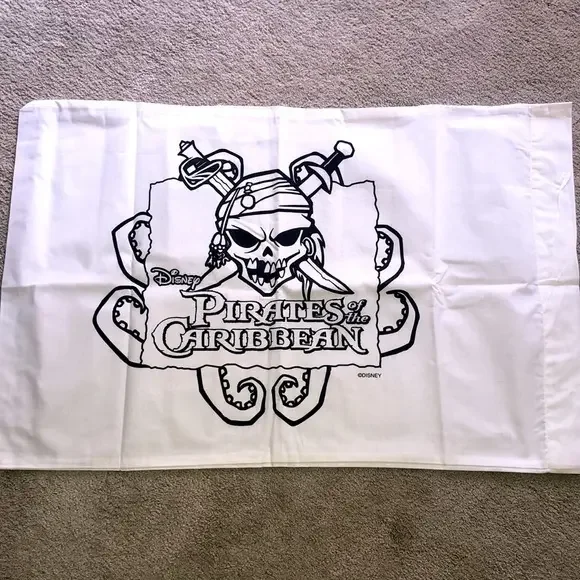 Disney Pirates of‎ the Caribbean coloring Pillowcase Art Standard Party Favors