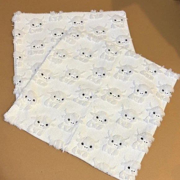 Set of two cute decor pillow cases 18” X 18”
