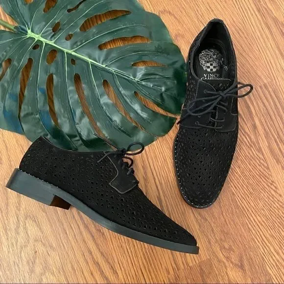 NEW Vince Camuto Lesta Perforated Derby Oxfords