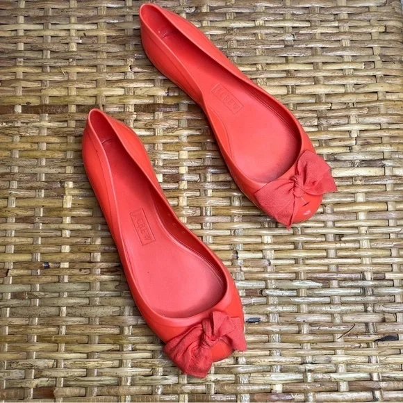 J. Crew Jelly Flats