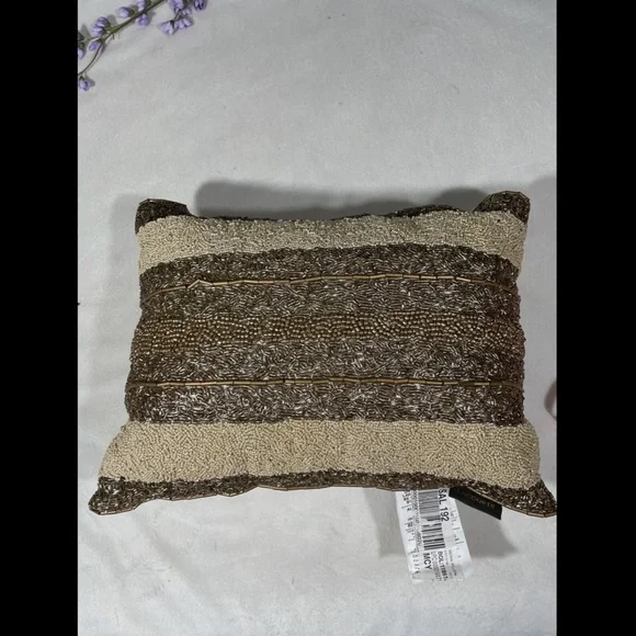 NWD‎ Lacourte Gatsby Beaded Decorative Pillow