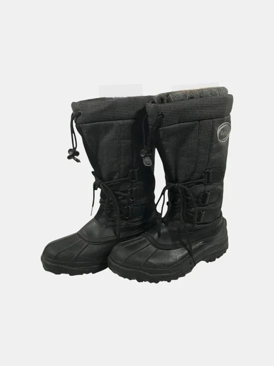 Maple Leaf Canada Black Insulated Winter Snow Boots Mens US‎ 7G UK 6.5 EU 40