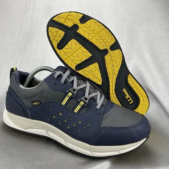 L.L. Bean Men's Tek 2 Waterproof Hiking Shoes‎ Navy Blue Size 10 Walking Outdoor