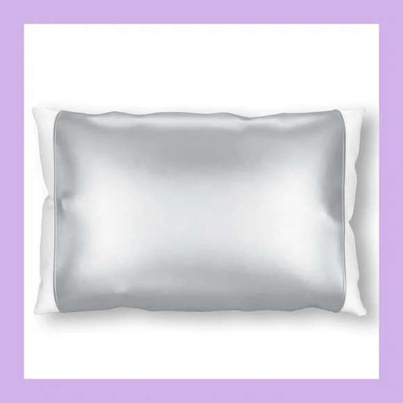 NEW Silked Gray Silk Pillow Sleeve
