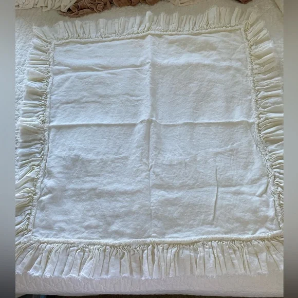 Pair of Matteo Tat Linen Euro Sham