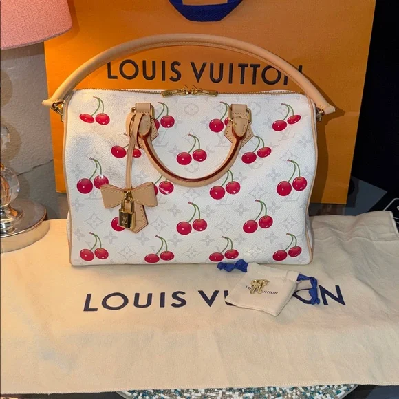 Louis Vuitton LV x TM Cerises/Cherries Soft Speedy 30