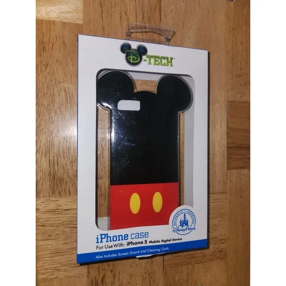 CLASSIC MICKEY MOUSE DISNEY PARKS IPHONE 5 CASE BRAND NEW D‎ TECH~RARE FIND~