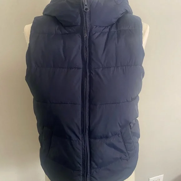 GAP Kids Dark Blue Quilted Vest