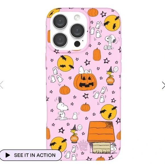 NEW Velvet Caviar Snoopy Pink Pumpkins iPhone 16 pro max Case