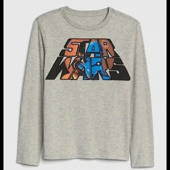 GAP Star Wars Long Sleeve Shirt Boys Size XXL 14-16