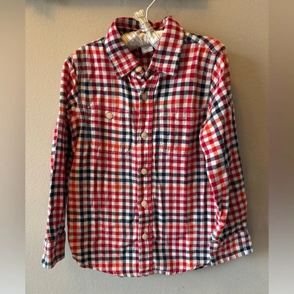 Baby Gap Cotton Button Down Shirt Size 5