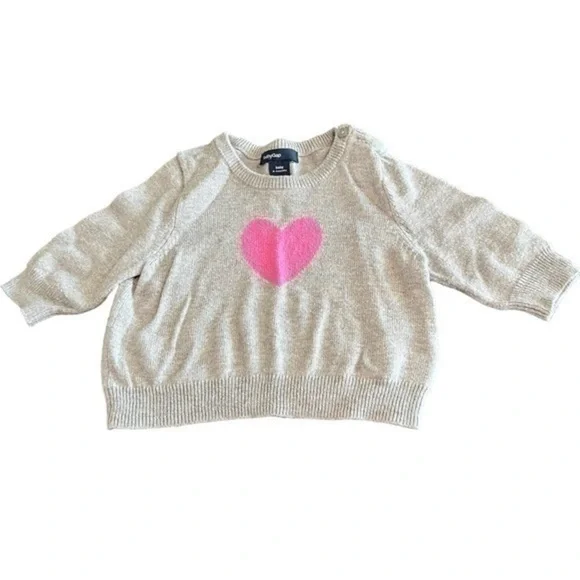 Baby Gap Heart Knit Sweater 0-3 months​​
