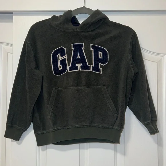 Vintage GAP Kids Sweater - Kids Med 8 - Olive / Blue