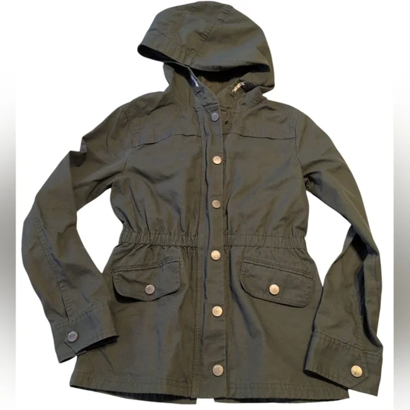 Gap Olive Green Hooded Jacket Size XL