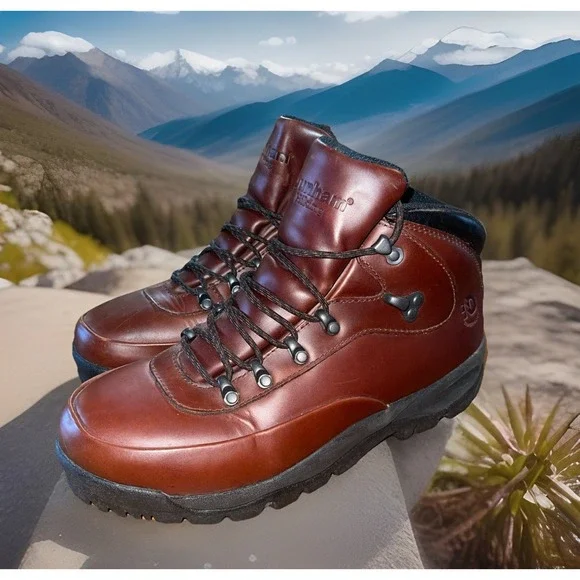 Dunham Waterproof Storm Cloud 7 Boots Men 9 2E Genuine Leather Hiking Work‎
