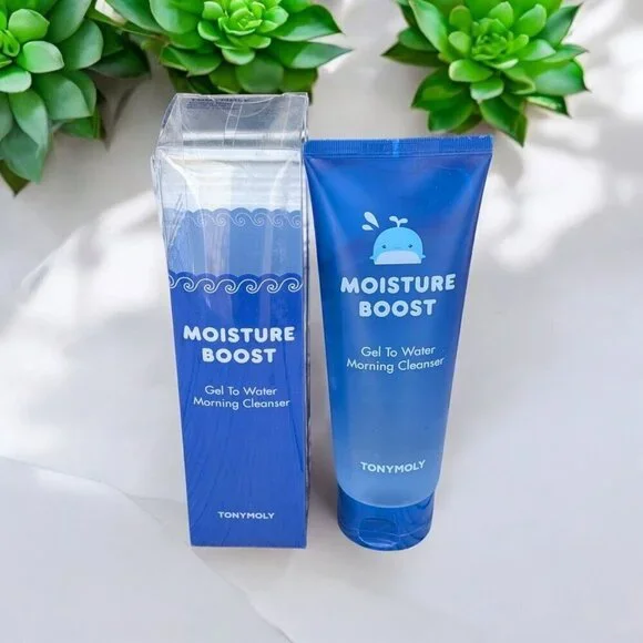 TONYMOLY Moisture Boost Gel To Water Morning Cleanser, 6 oz. (New)