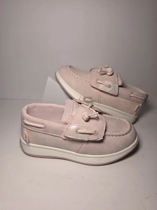 Nautica Kids Moccasin Boat Shoes in Light Pink (Blush)