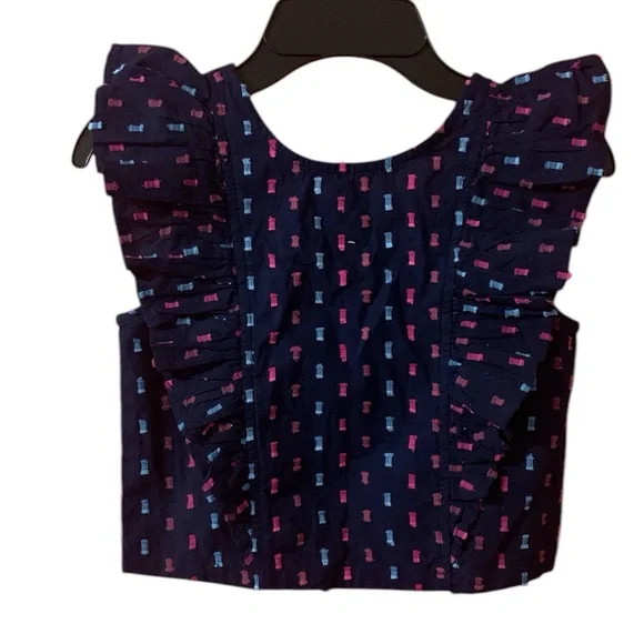 GAP Blue and Pink Ruffled Skirt Girls 6-7