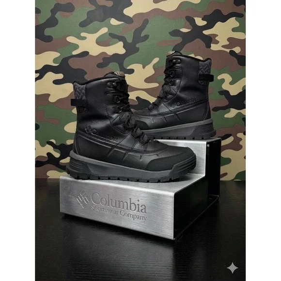 Columbia🎱Bugaboot Celsius Plus Omni-Heat waterproof Infinity Black Winter‎ Boot