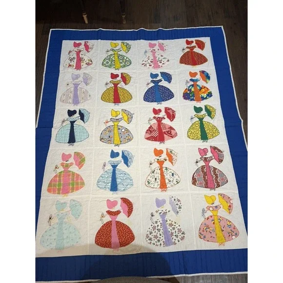 Quilt Parasol Lady Southern Belle Umbrella Sunbonnet 82