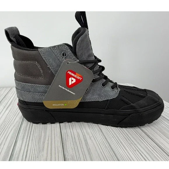 Vans Sk8-Hi Del Pat‎ MTE Pewter Black M7/W8.5 Insulated PrimaLoft Boots Sneakers