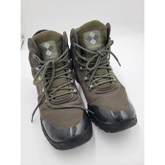 Columbia‎ Hilltop Ridge Men's Hiking Waterproof Boots Deep Olive Sz 8.5