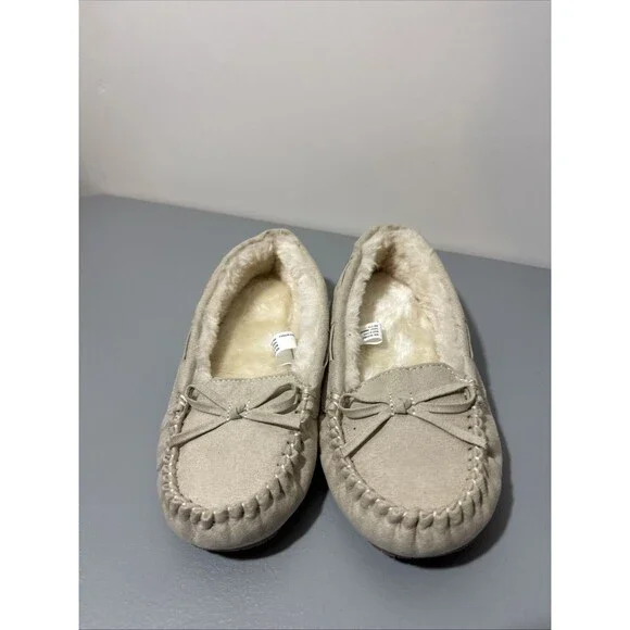 Cat & Jack Youth Girl's Shoes Slippers Slip On White SIze 1