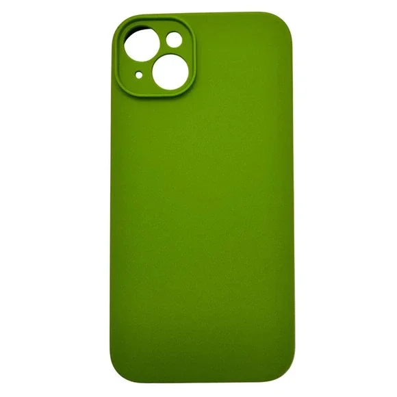 iPhone 14 Plus Silicone Case Green Protective Cover‎ Slim Fit NWT