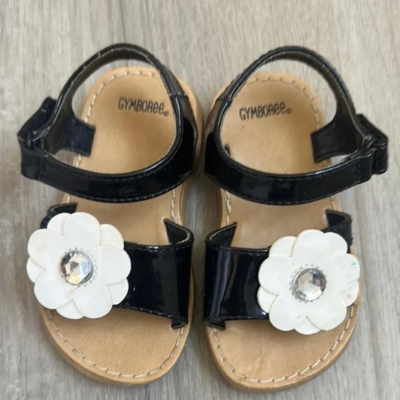 Gymboree Black and White Kids Moccasins